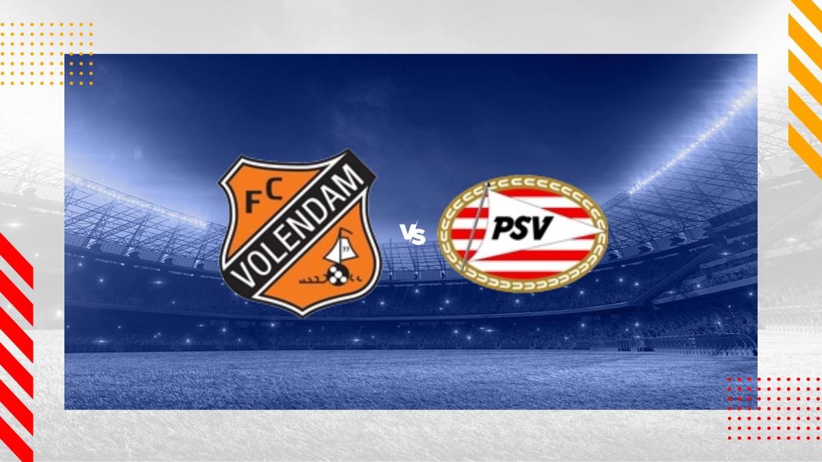 Pronóstico Volendam PSV Eindhoven Eredivisie 11 2 24