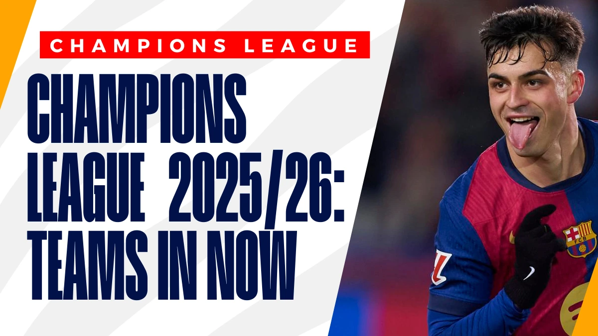 image 2025/26 Champions League: Who qualifies for the league phase as it is now?