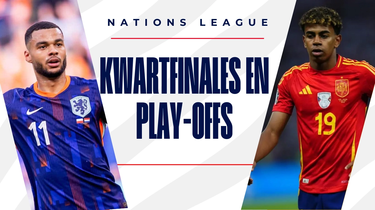 image Nations League: kwartfinales en play-offs - algemene informatie en doelpuntenmakers