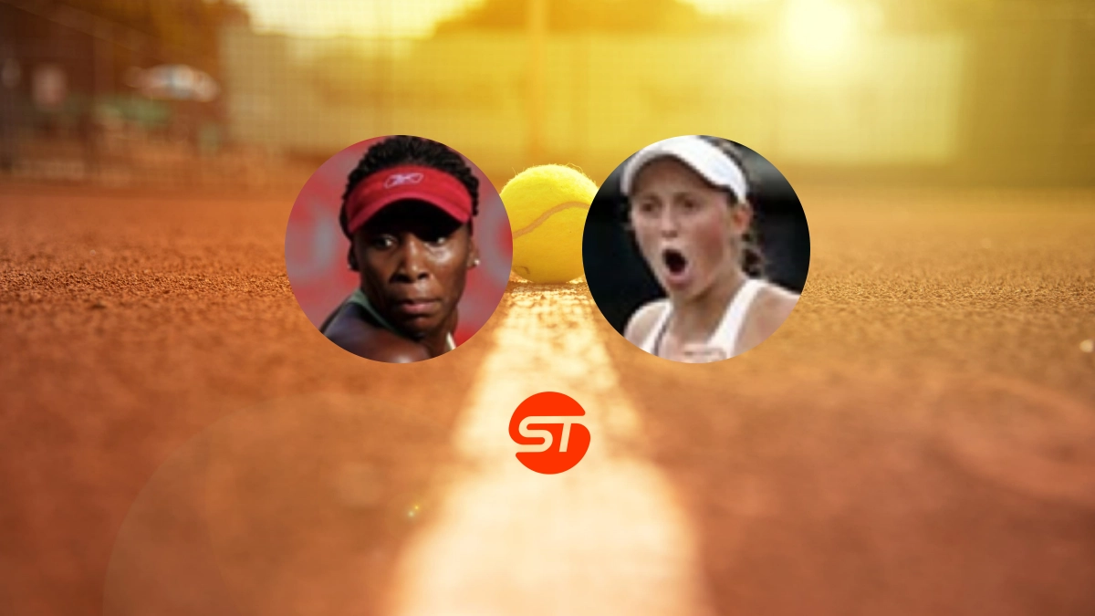 Pronostic Venus Williams vs Jelena Ostapenko