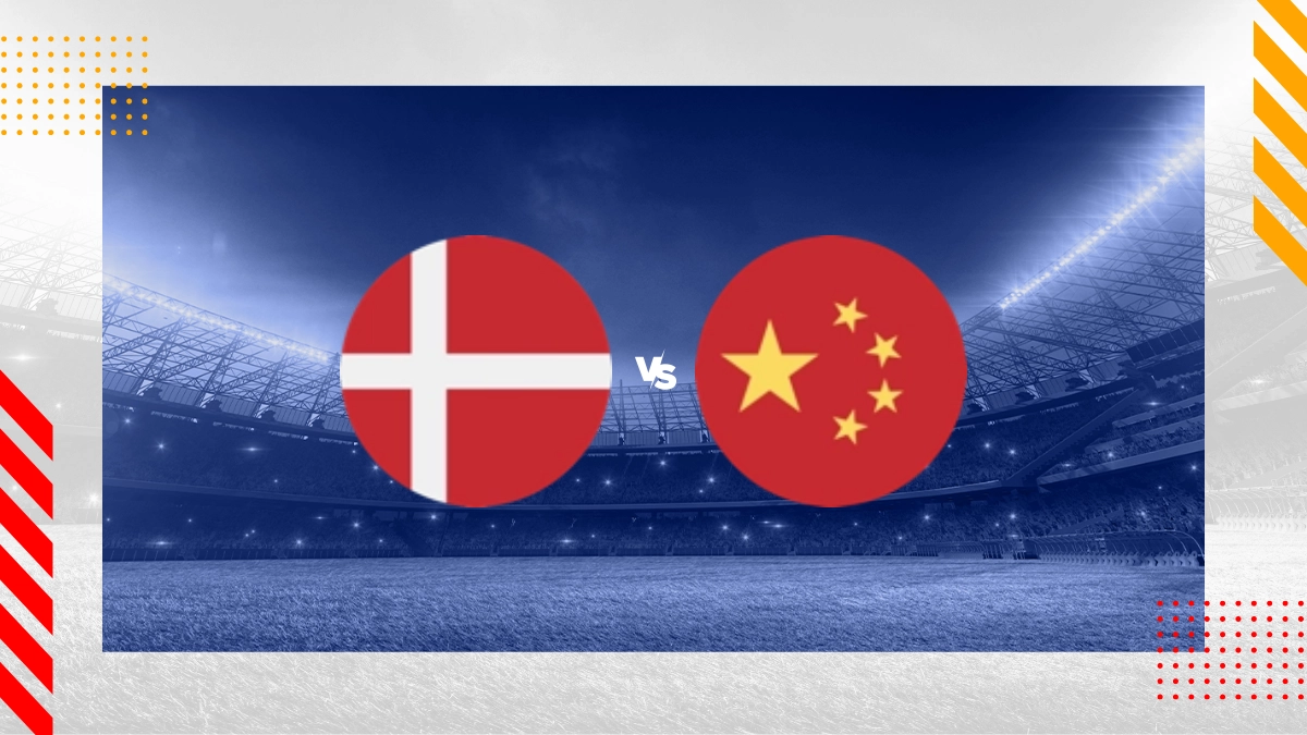Pronóstico Dinamarca M vs China M