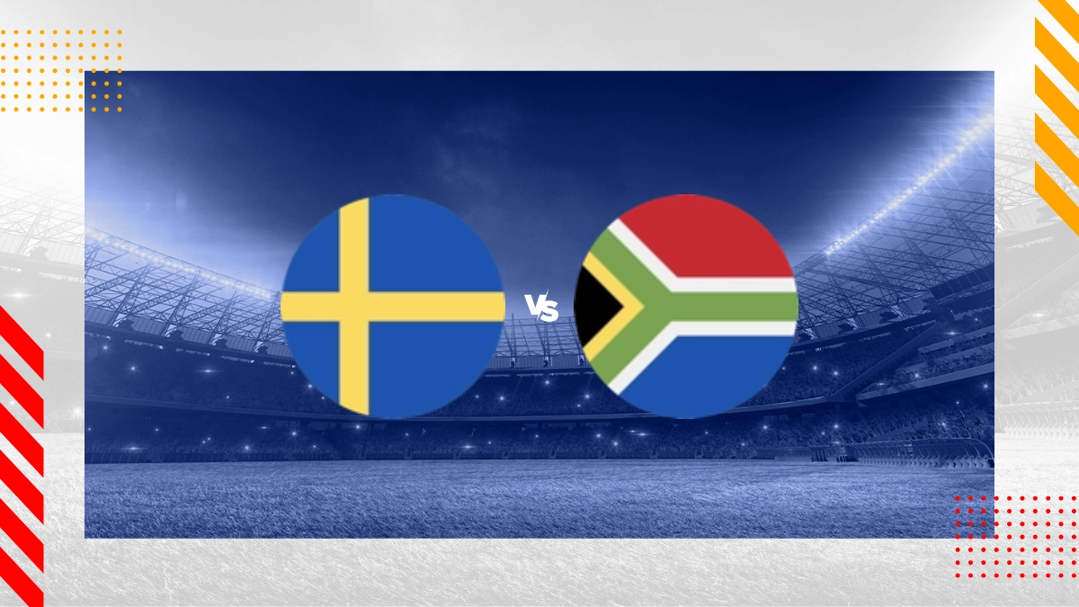 Palpite Suécia M vs África do Sul M