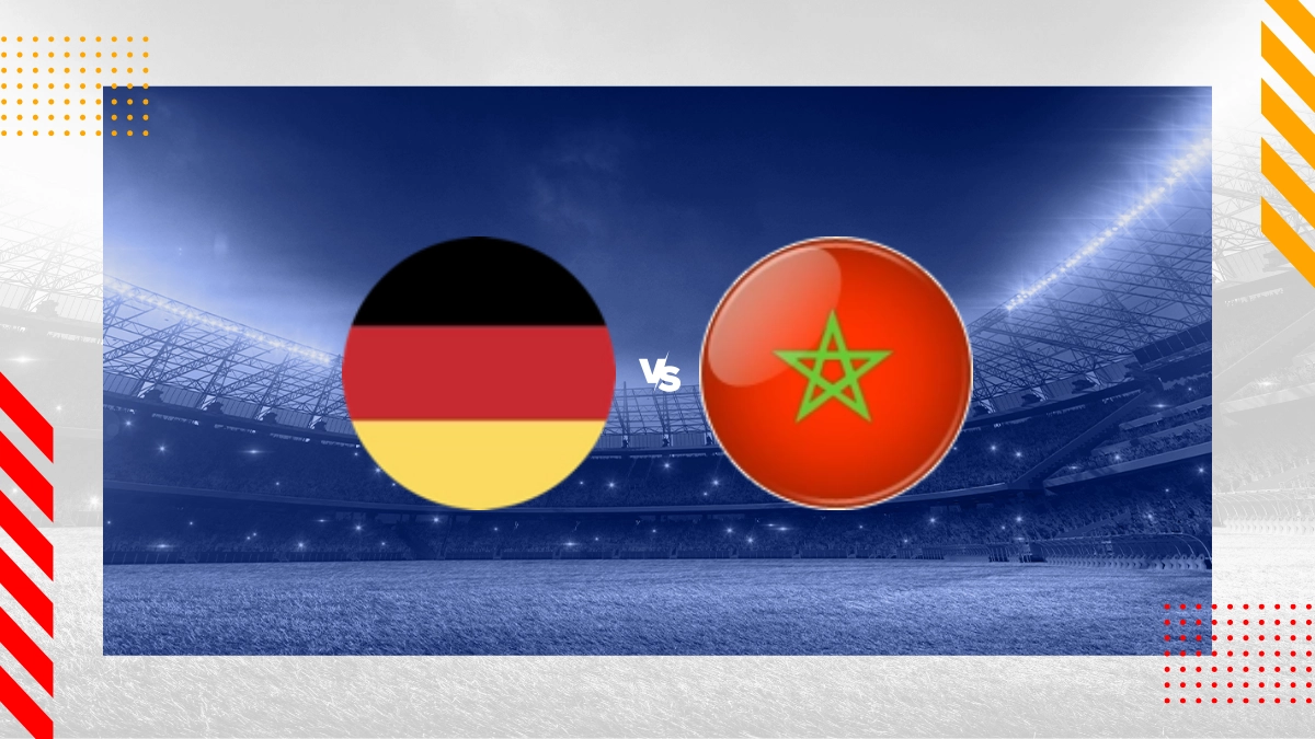Palpite Alemanha M vs Marrocos M