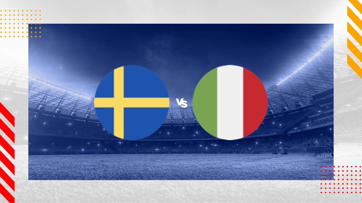 Palpite Suécia M vs Itália M