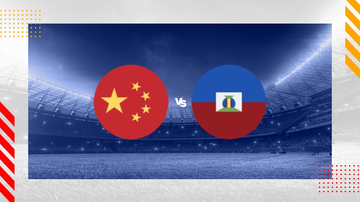 Pronóstico China M vs Haití M