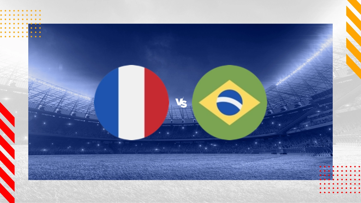 Prognóstico França M vs Brasil M