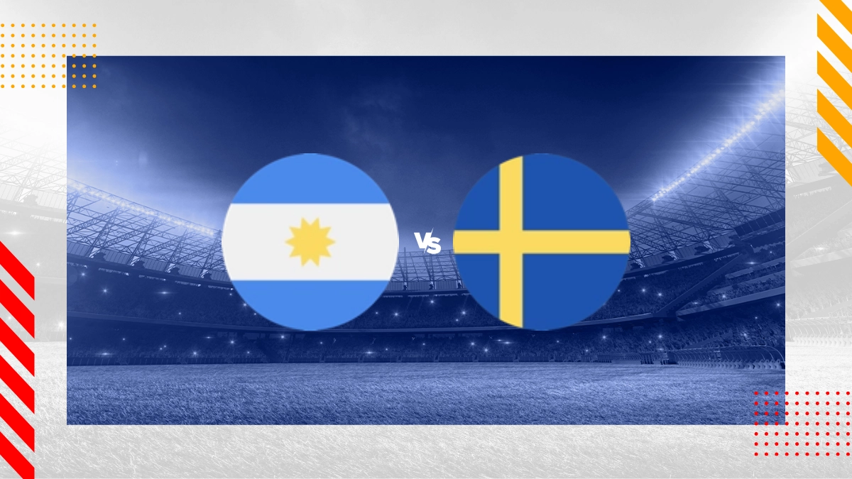 Prognóstico Argentina M vs Suécia M