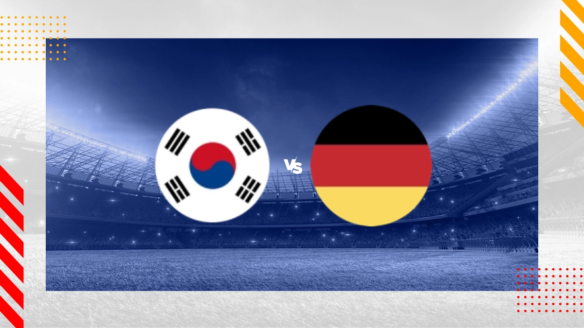 Palpite Coréia do Sul M vs Alemanha M