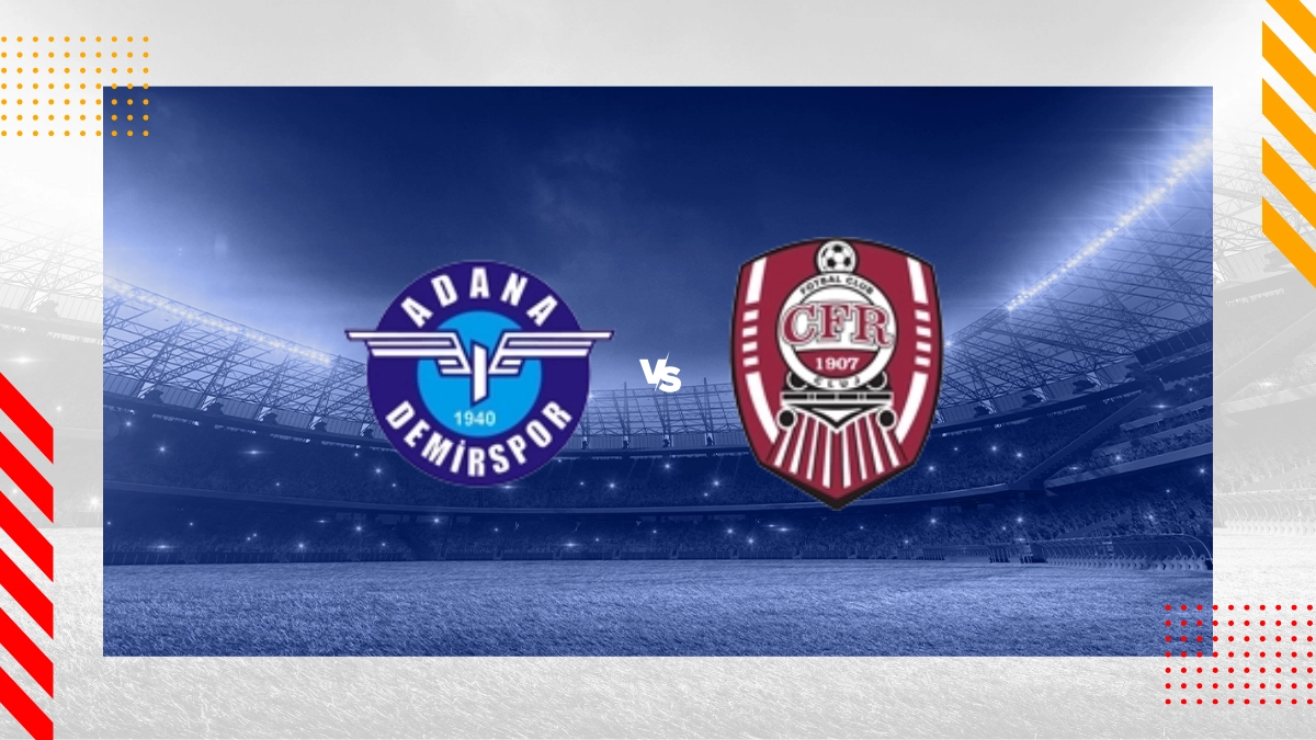 Prognóstico Adana Demirspor vs FC CFR 1907 Cluj