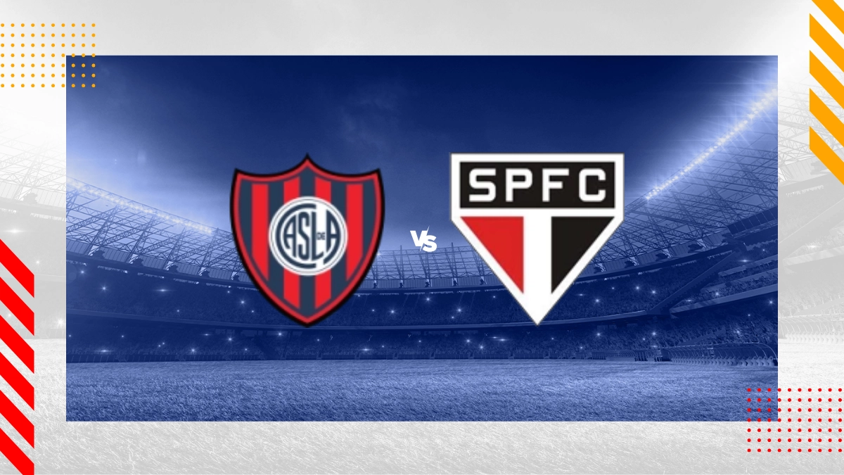 Palpite CA San Lorenzo De Almagro vs São Paulo