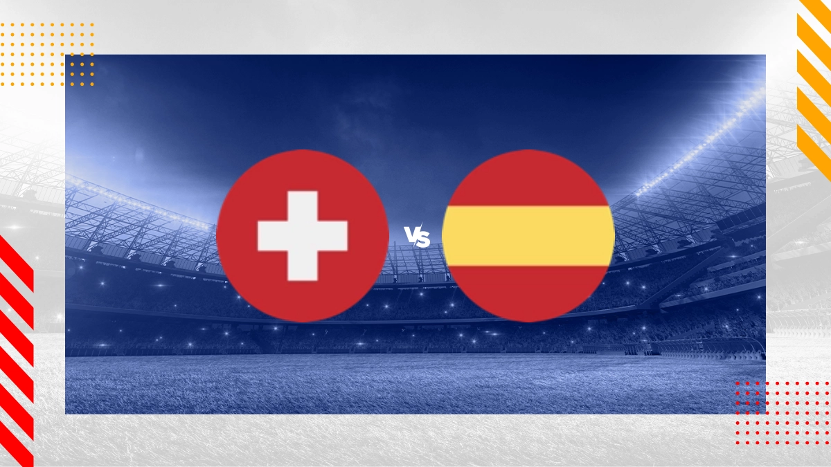 Palpite Suíça M vs Espanha M