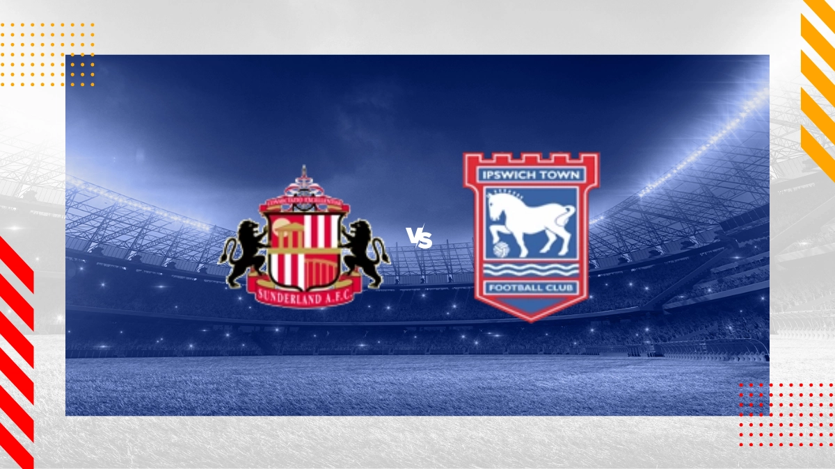 Pronostic Sunderland vs Ipswich Town