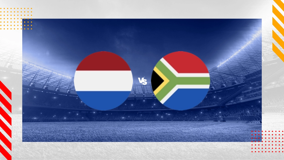 Pronóstico Holanda M vs Sudáfrica M