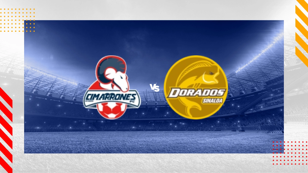 Pronóstico Cimarrones De Sonora FC vs CSD Dorados Sinaloa