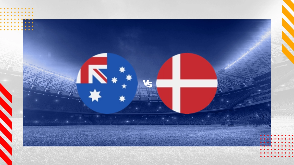 Prognóstico Austrália M vs Dinamarca M