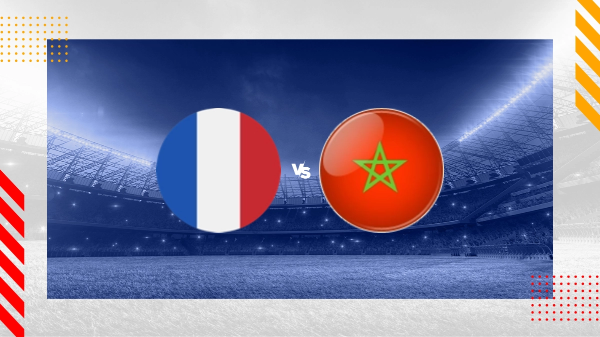 Pronóstico Francia M vs Marruecos M