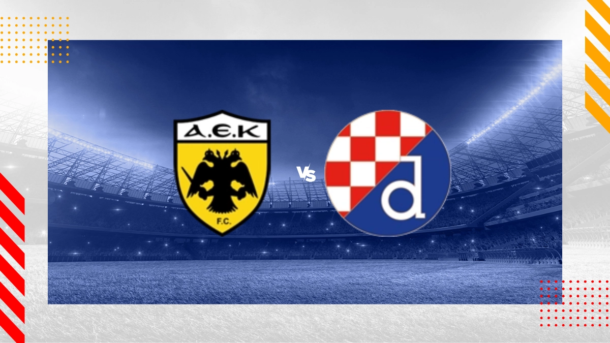 Prognóstico AEK Atenas vs NK Dínamo Zagreb