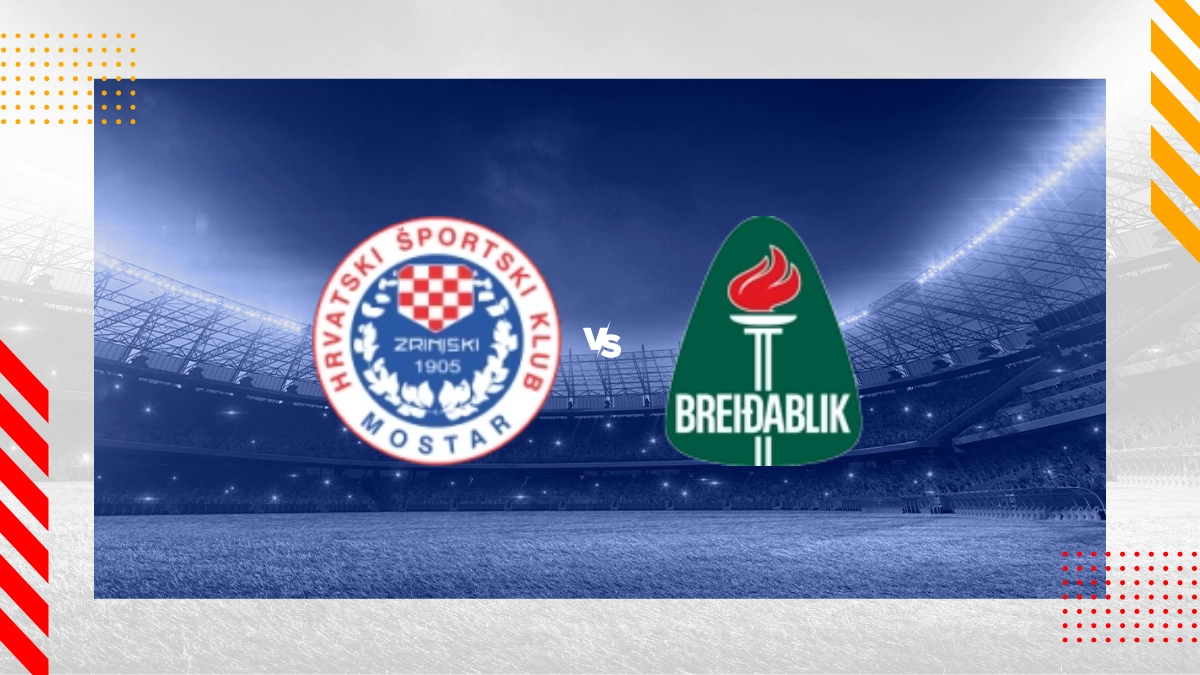 Pronostic Hsk Zrinjski Mostar vs Breidablik Kopavogur