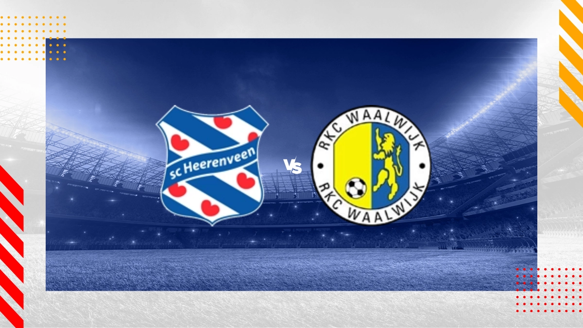 Voorspelling SC Heerenveen vs RKC Waalwijk