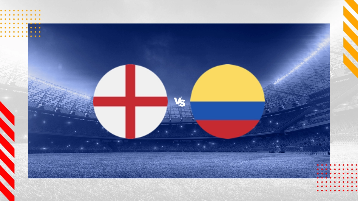 Palpite Inglaterra M vs Colômbia M