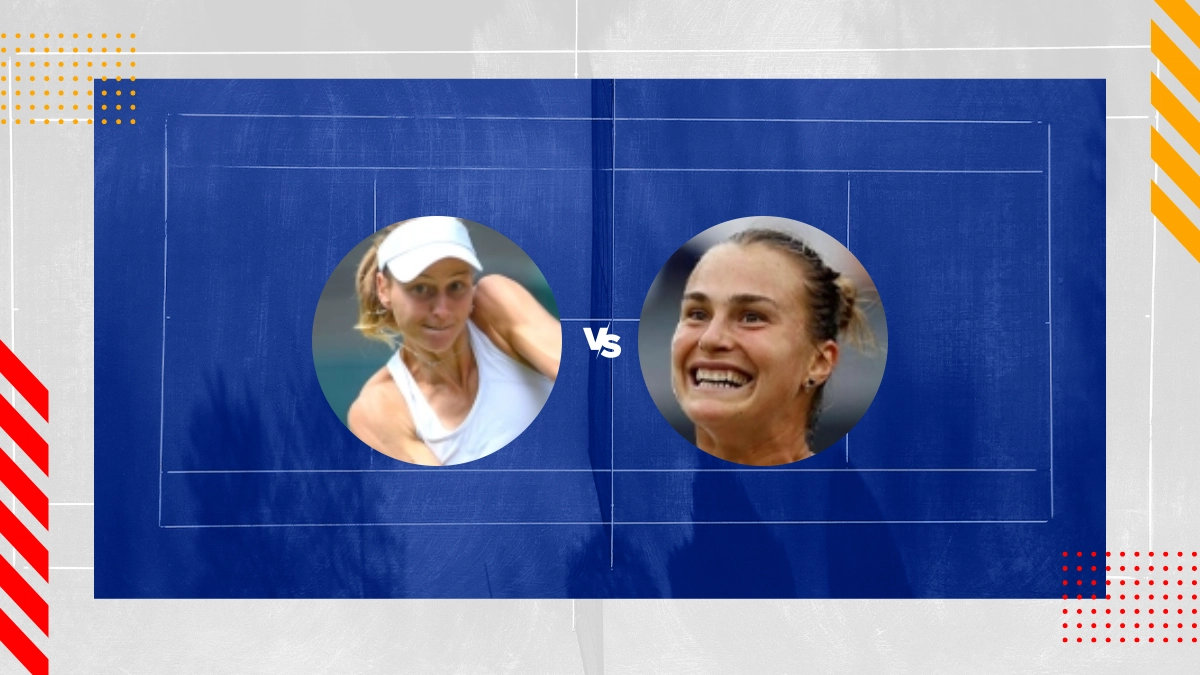 Pronostic Liudmila Samsonova vs Aryna Sabalenka