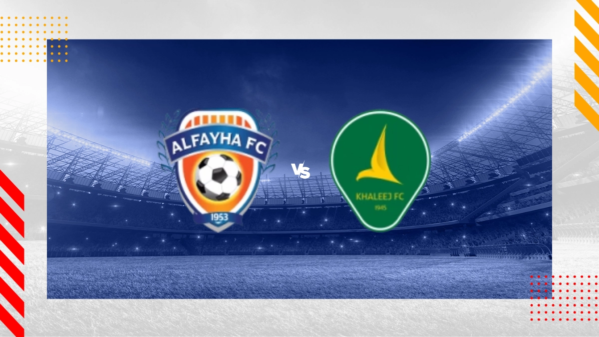 Prognóstico Al-Fayha FC vs Al Khaleej