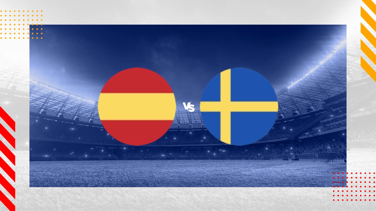 Palpite Espanha M vs Suécia M