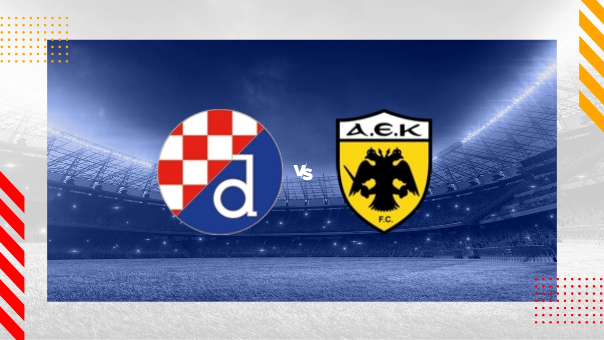 Prognóstico NK Dínamo Zagreb vs AEK Atenas
