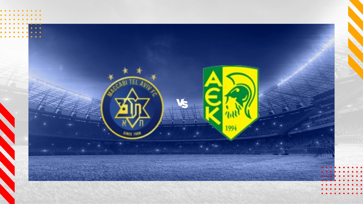 Prognóstico Maccabi Tel Aviv FC vs AEK Larnaca