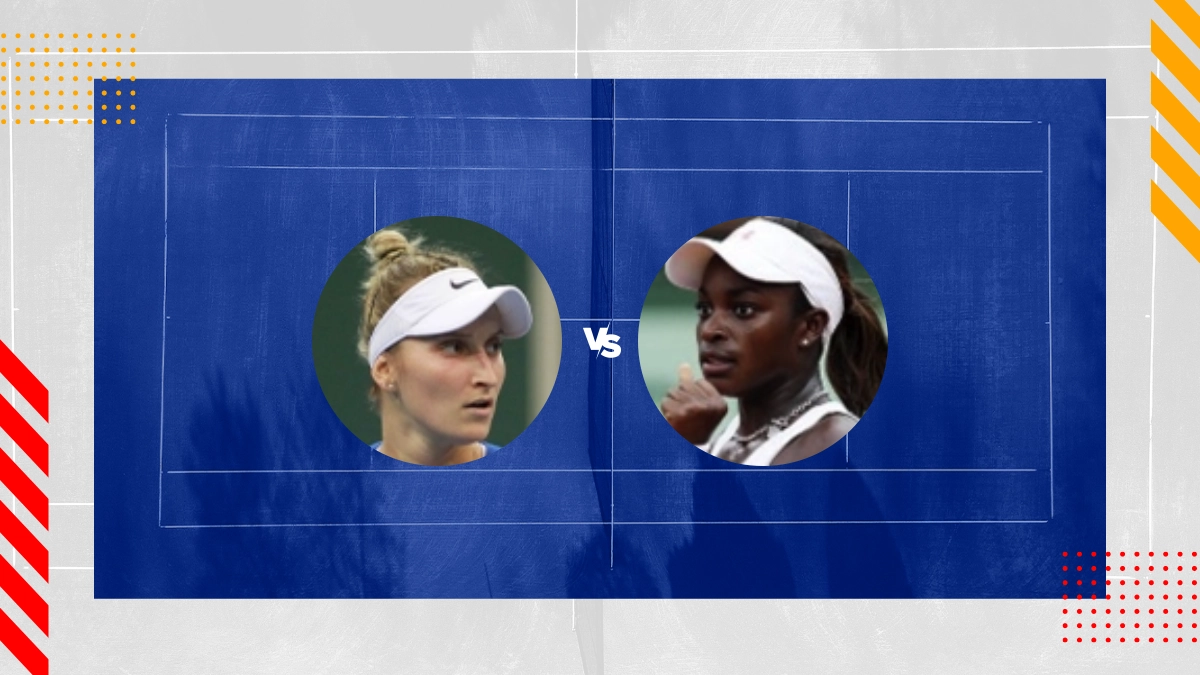 Marketa Vondrousova vs Sloane Stephens Prediction