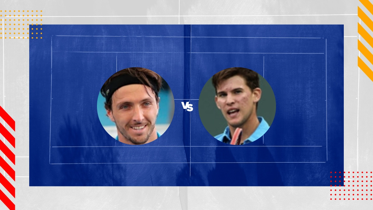 Arthur Rinderknech vs Dominic Thiem Prediction