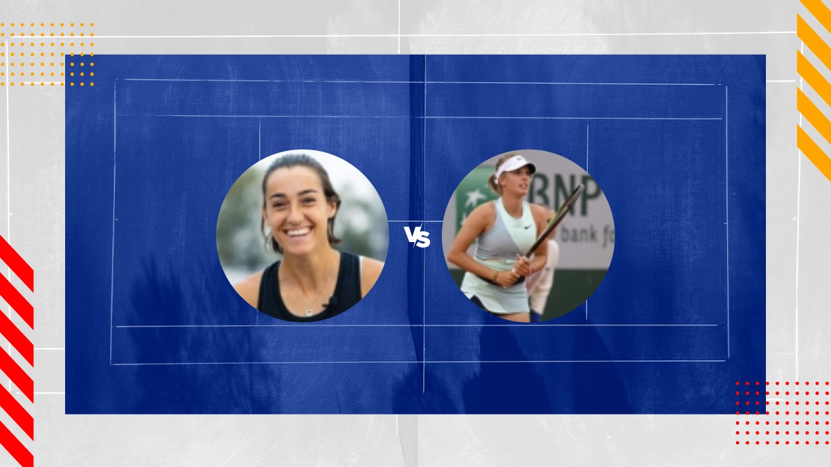 Caroline Garcia vs Linda Fruhvirtova Prediction