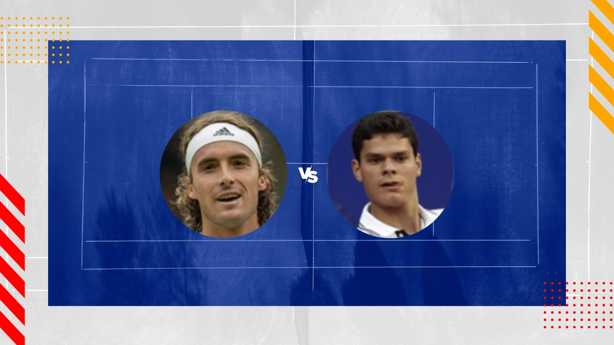 Stefanos Tsitsipas vs Milos Raonic Prediction