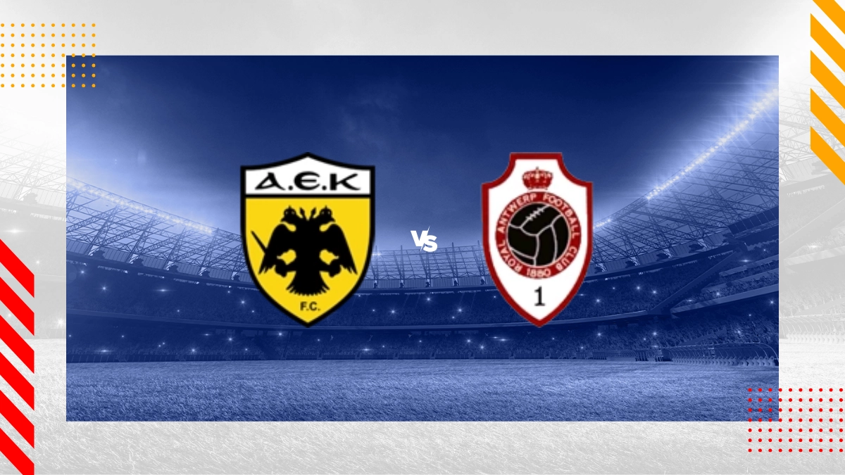 Prognóstico AEK Atenas vs Royal Antwerp