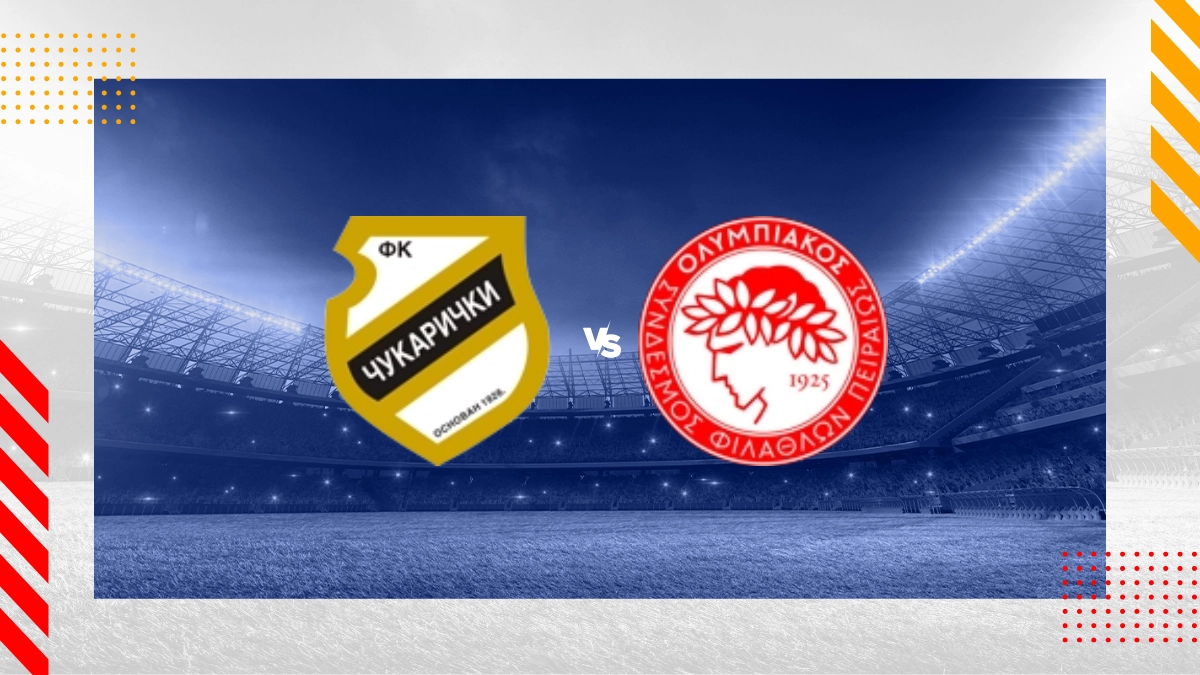 Pronostic FK Cukaricki vs Olympiakós Le Pirée