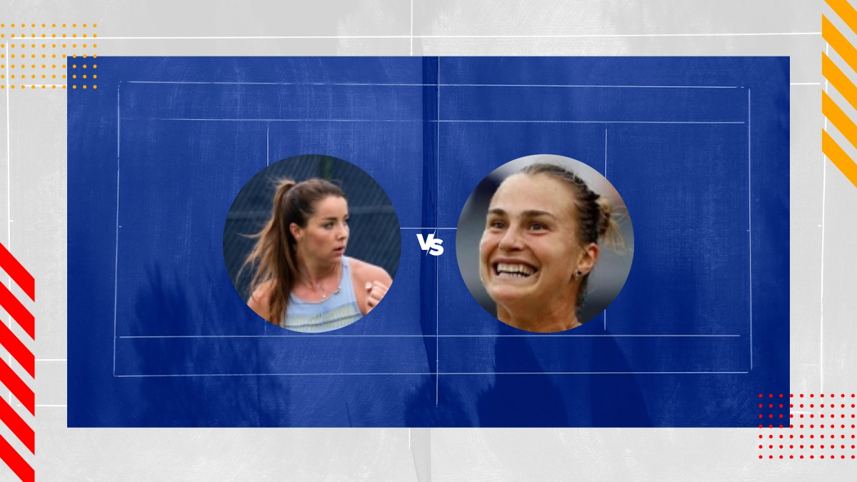 Jodie Anna Burrage vs Aryna Sabalenka Prediction