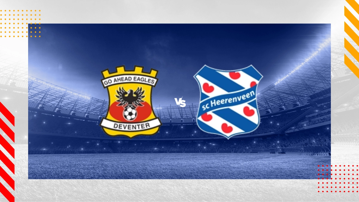 Voorspelling Go Ahead Eagles vs SC Heerenveen