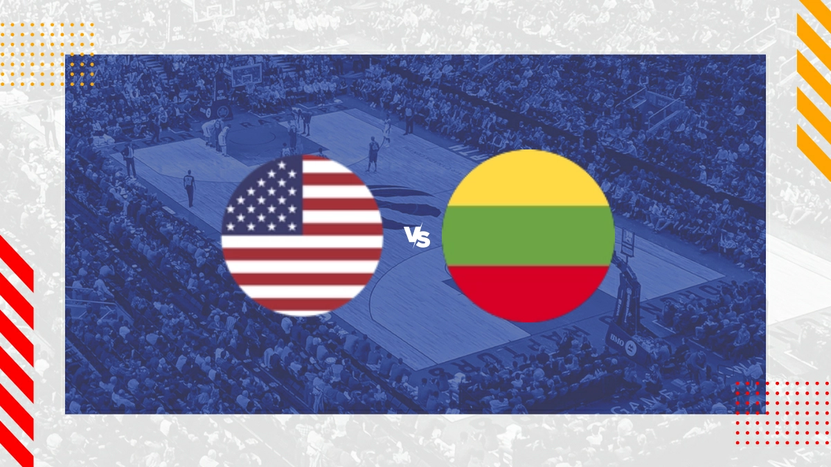 Pronóstico Estados Unidos vs Lituania