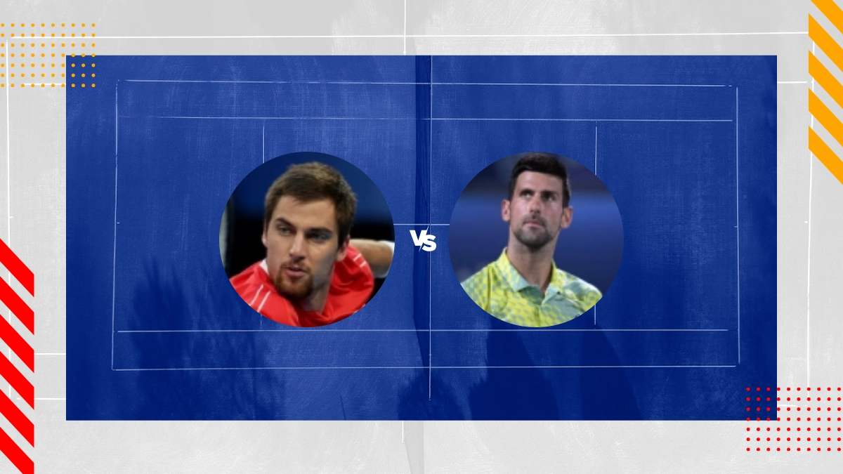Pronostic Borna Gojo vs Novak Djokovic