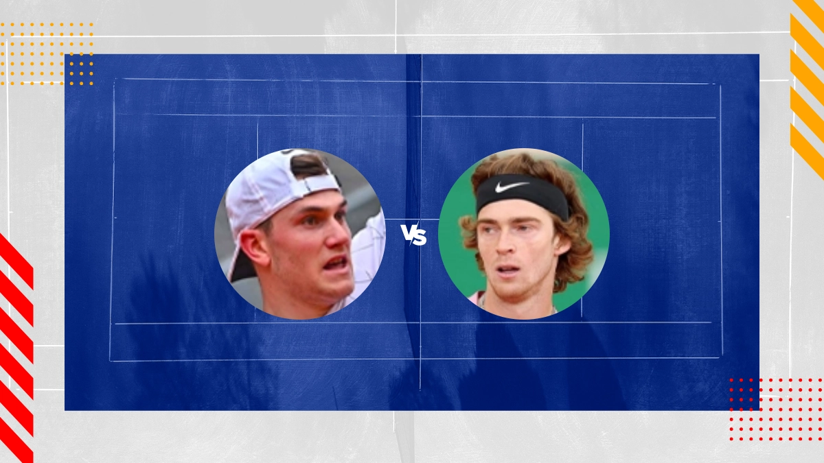 Prognóstico Jack Draper vs Andrey Rublev