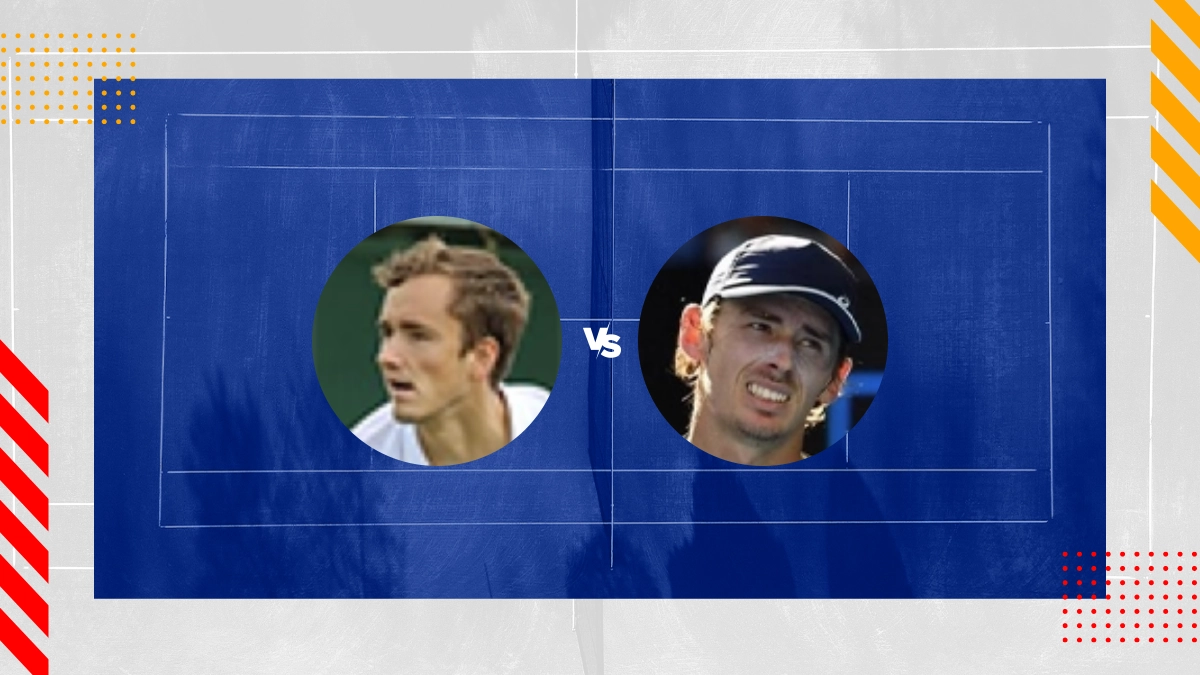 Daniil Medvedev vs Alex De Minaur Prediction