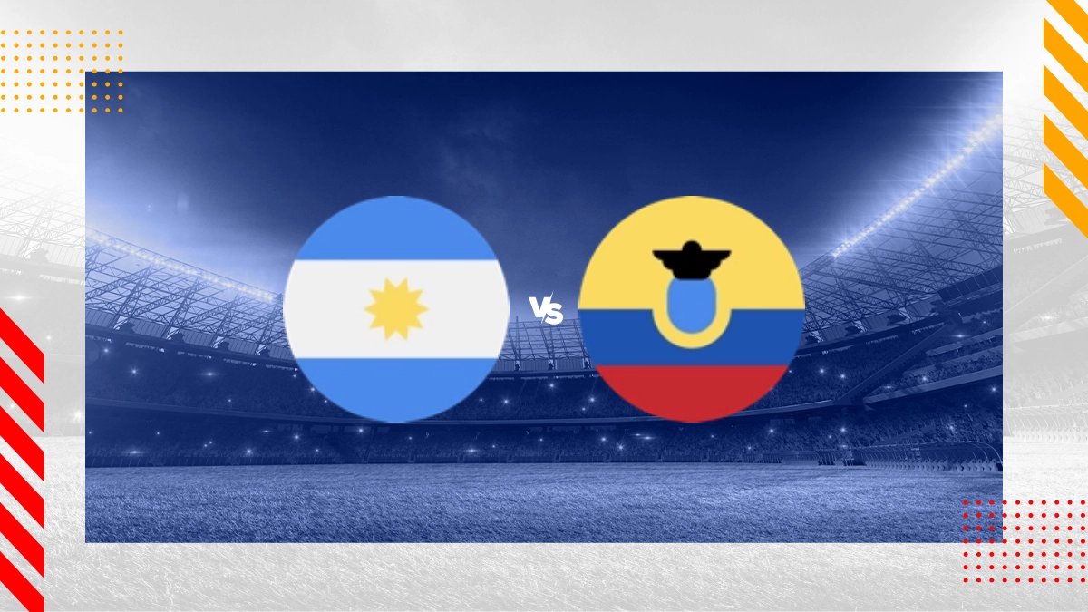 Pronóstico Argentina vs Ecuador