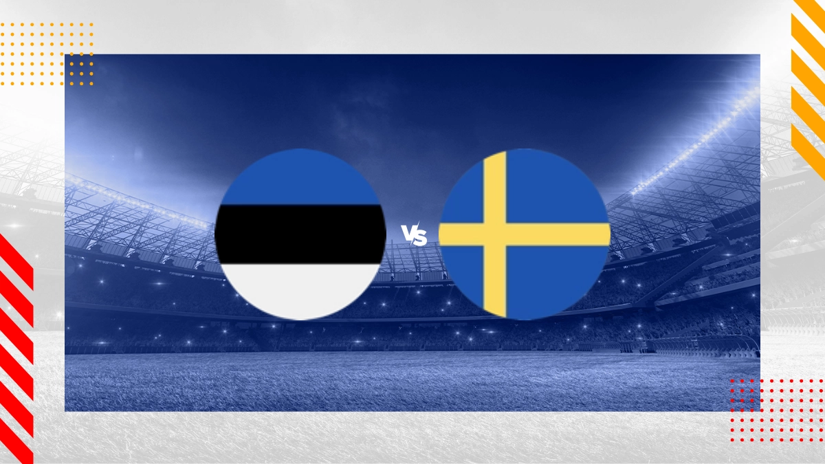 Prognóstico Estónia vs Suécia