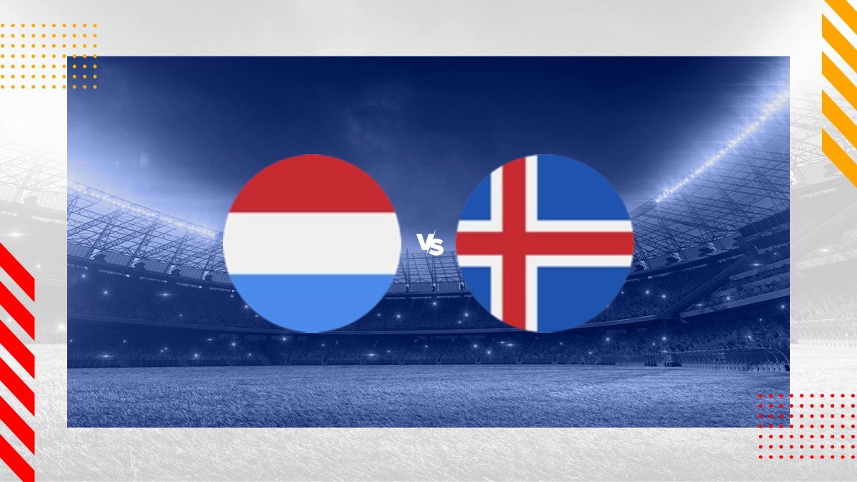 Prognóstico Luxemburgo vs Islândia