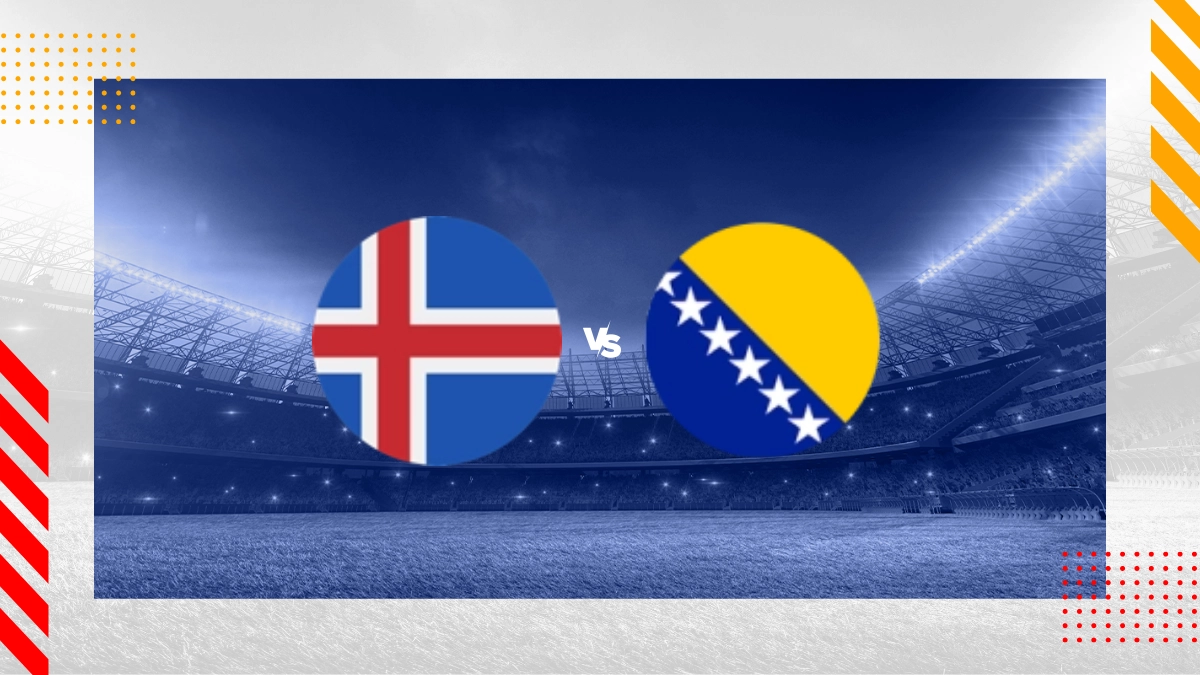 Prognóstico Islândia vs Bósnia e Herzegovina