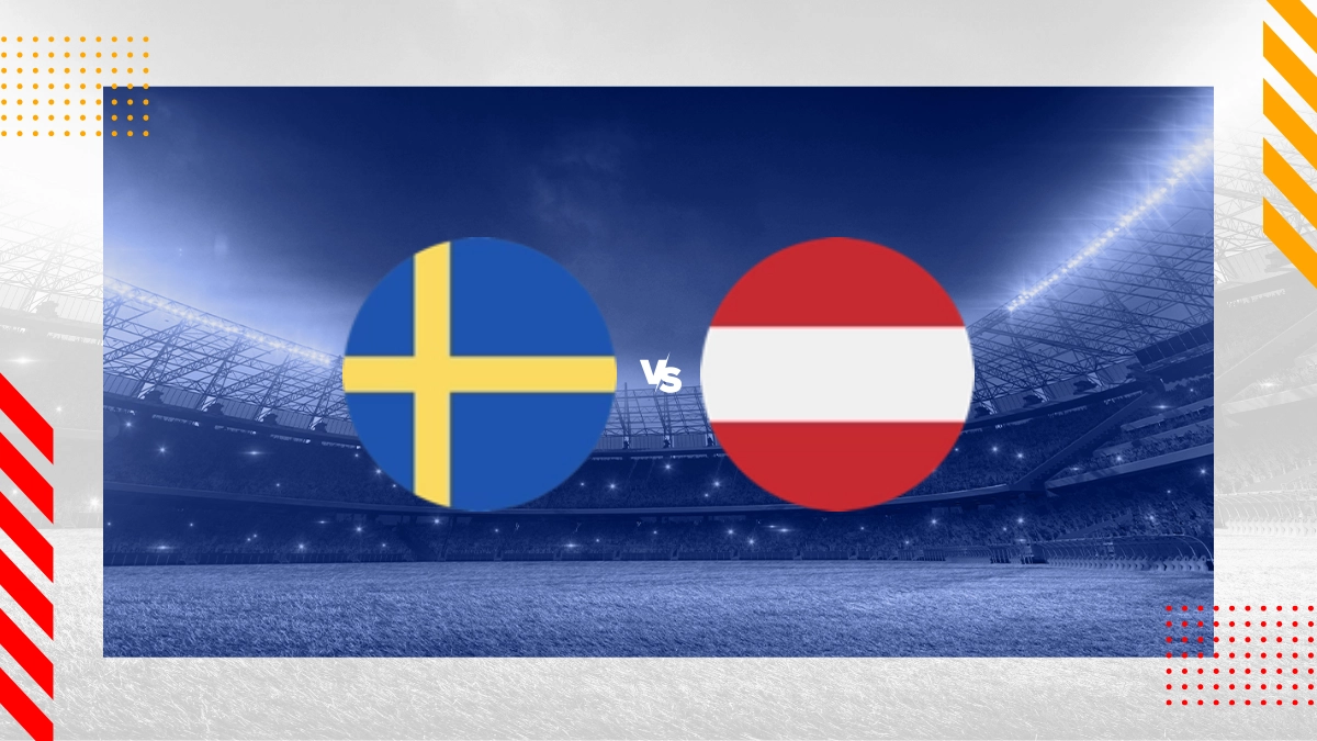 Prognóstico Suécia vs Áustria