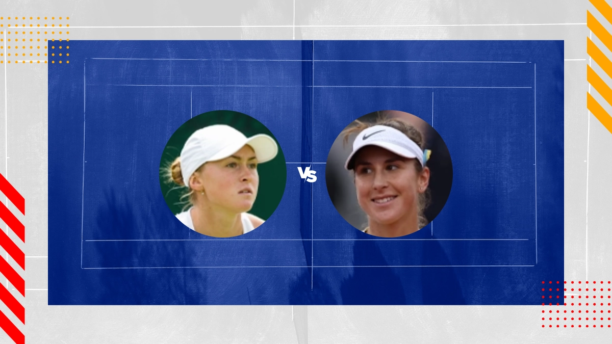 Prognóstico Aliaksandra Sasnovich vs Belinda Bencic