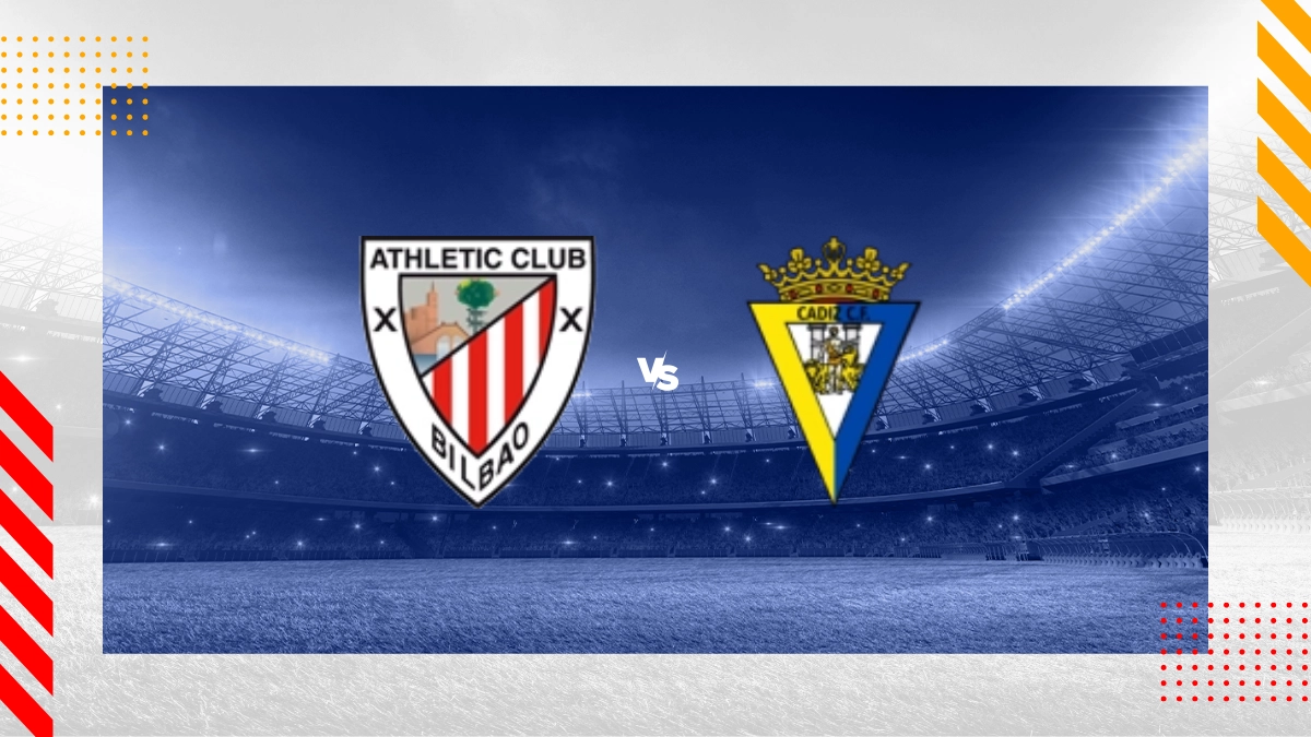 Pronóstico Athletic Bilbao vs Cádiz