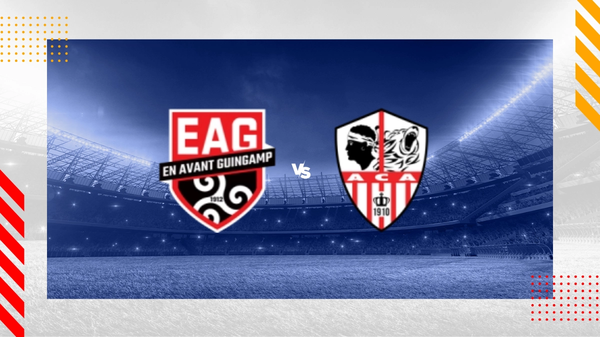Pronostic EA Guingamp vs AC Ajaccio