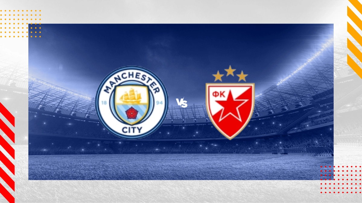 Prognóstico Manchester City vs Estrela Vermelha Belgrado